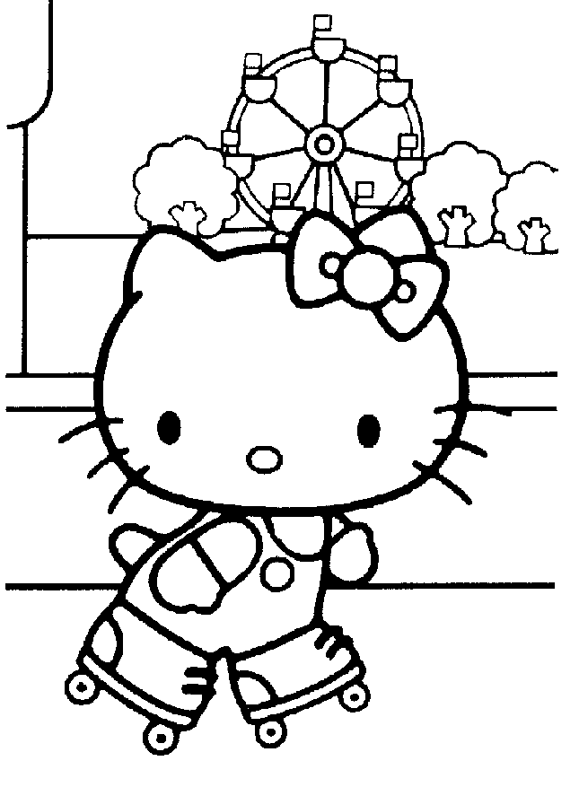 Hello Kitty kolorowanki